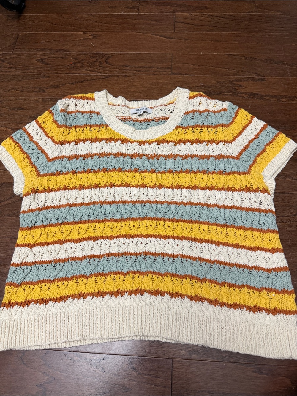 Madewell Carrington Sweater Tee- Womens M
